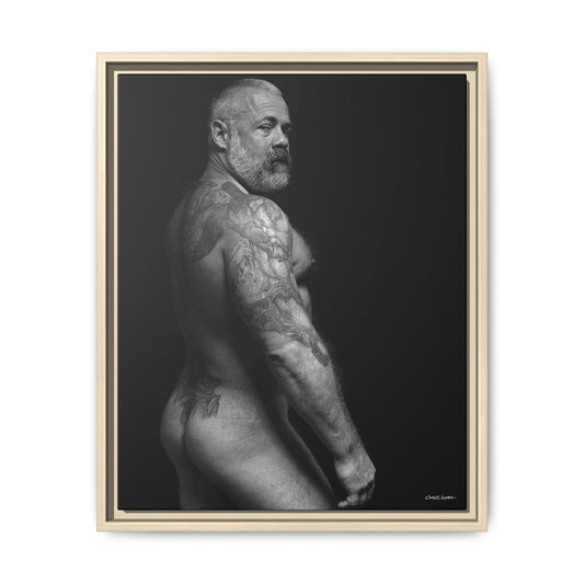 David C. Giclee Print on Matte Canvas, Framed (Multi-color)