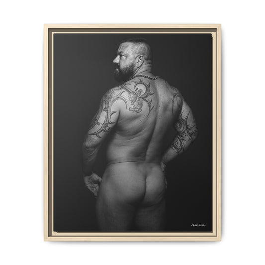Chris C, Giclee Print on Matte Canvas, Framed (Multi-color)