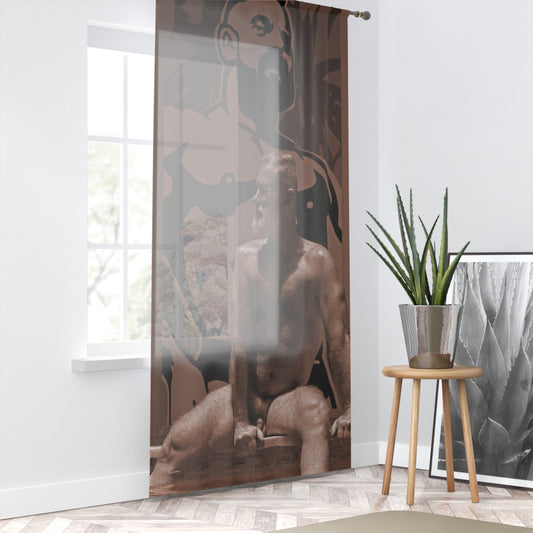 Joe 3, Textured Sheer Window Curtain