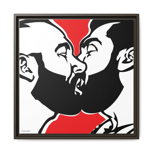 Love is Love, Giclee Print on Matte Canvas, Framed (Multi-color)