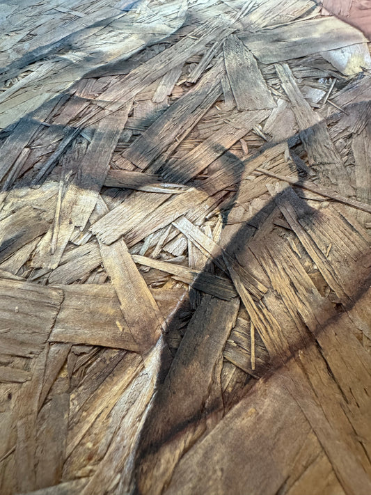 Joe Grand, Original Acrylic on OSB Panel, 16x20"