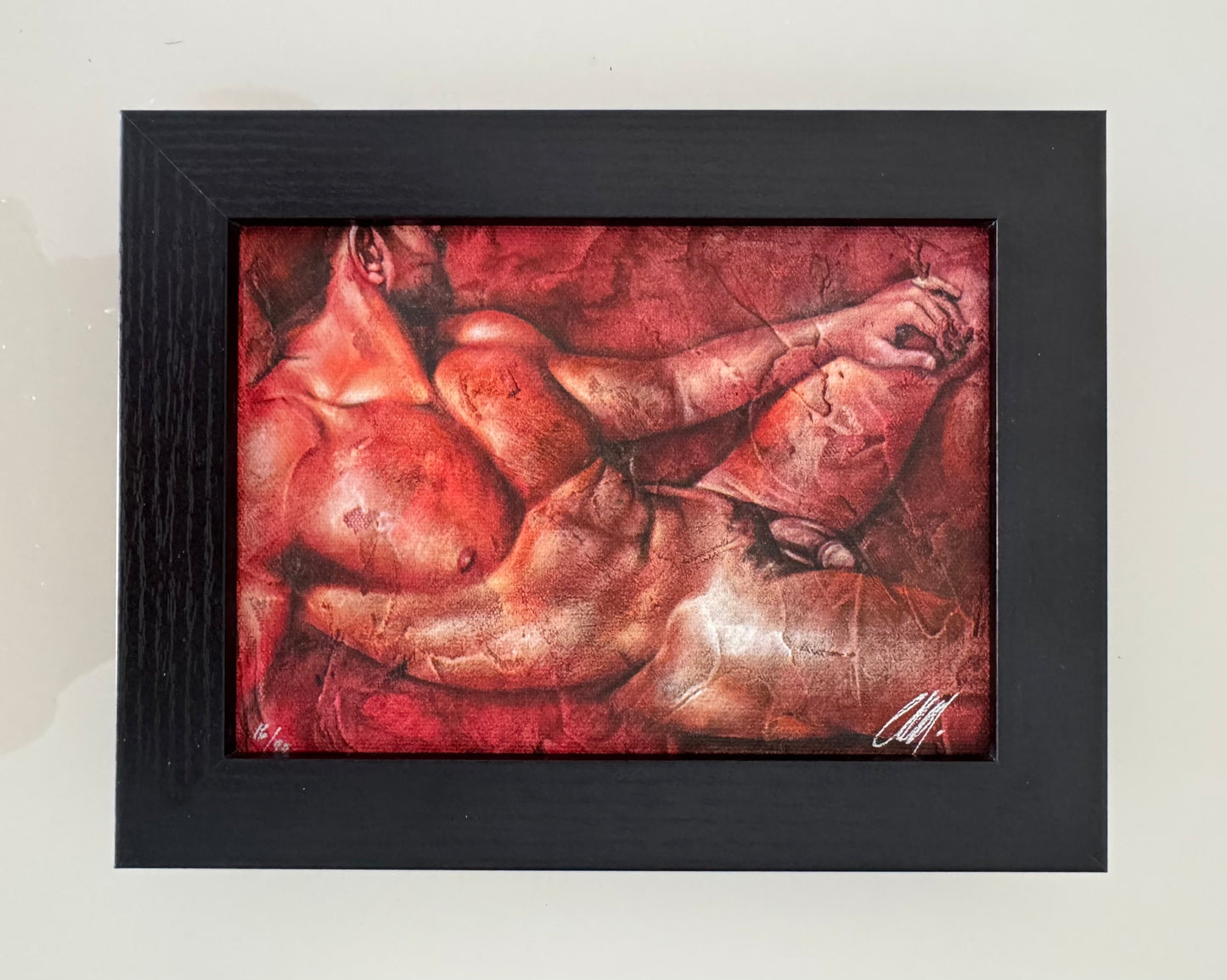 Posing. 7x5" Limited Edition Signed Giclee print, (last 4)