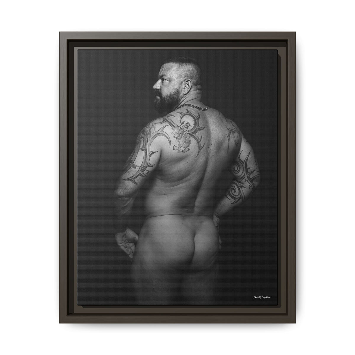 Chris C, Matte Canvas, Framed (Multi-color)