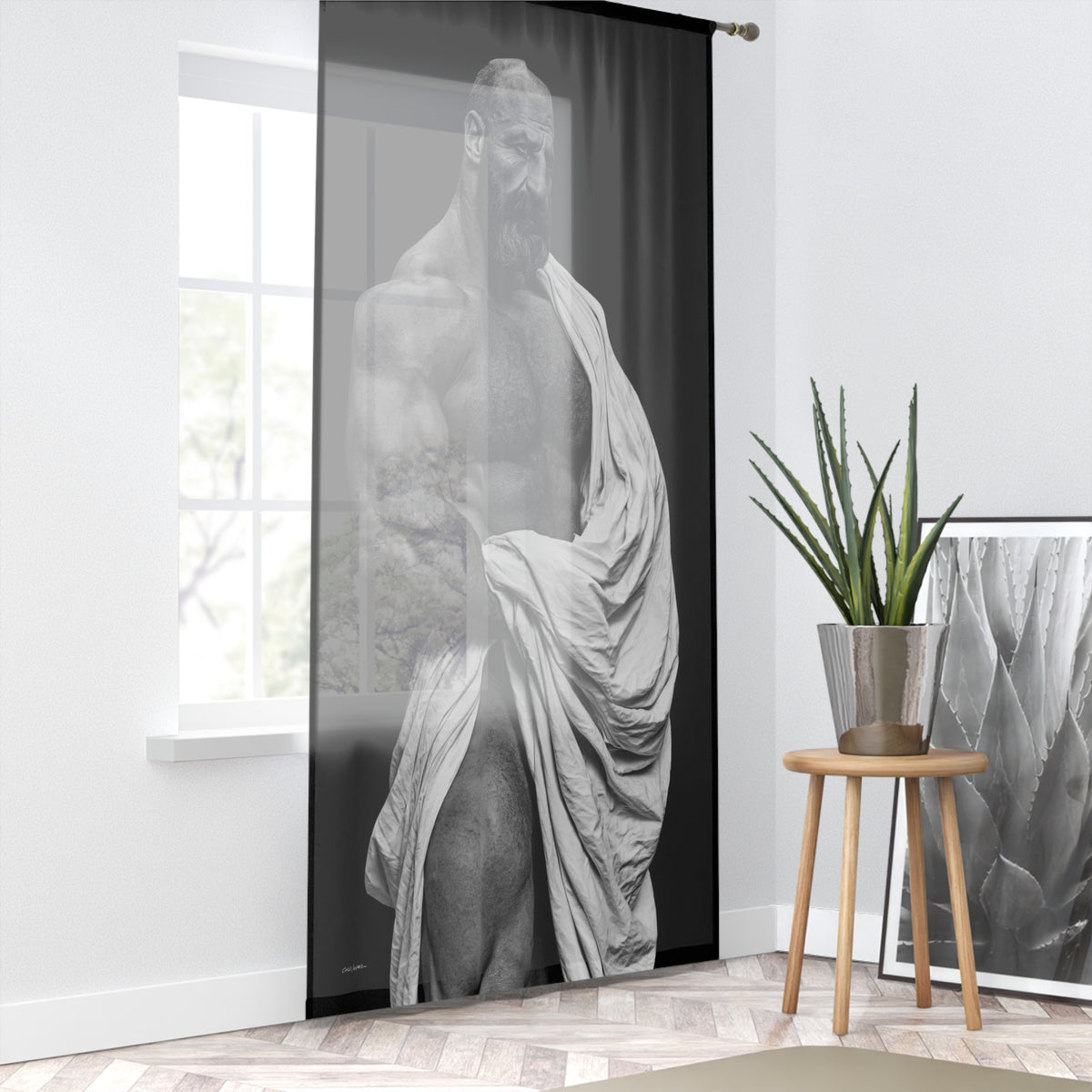 Master, Textured Sheer Window Curtain