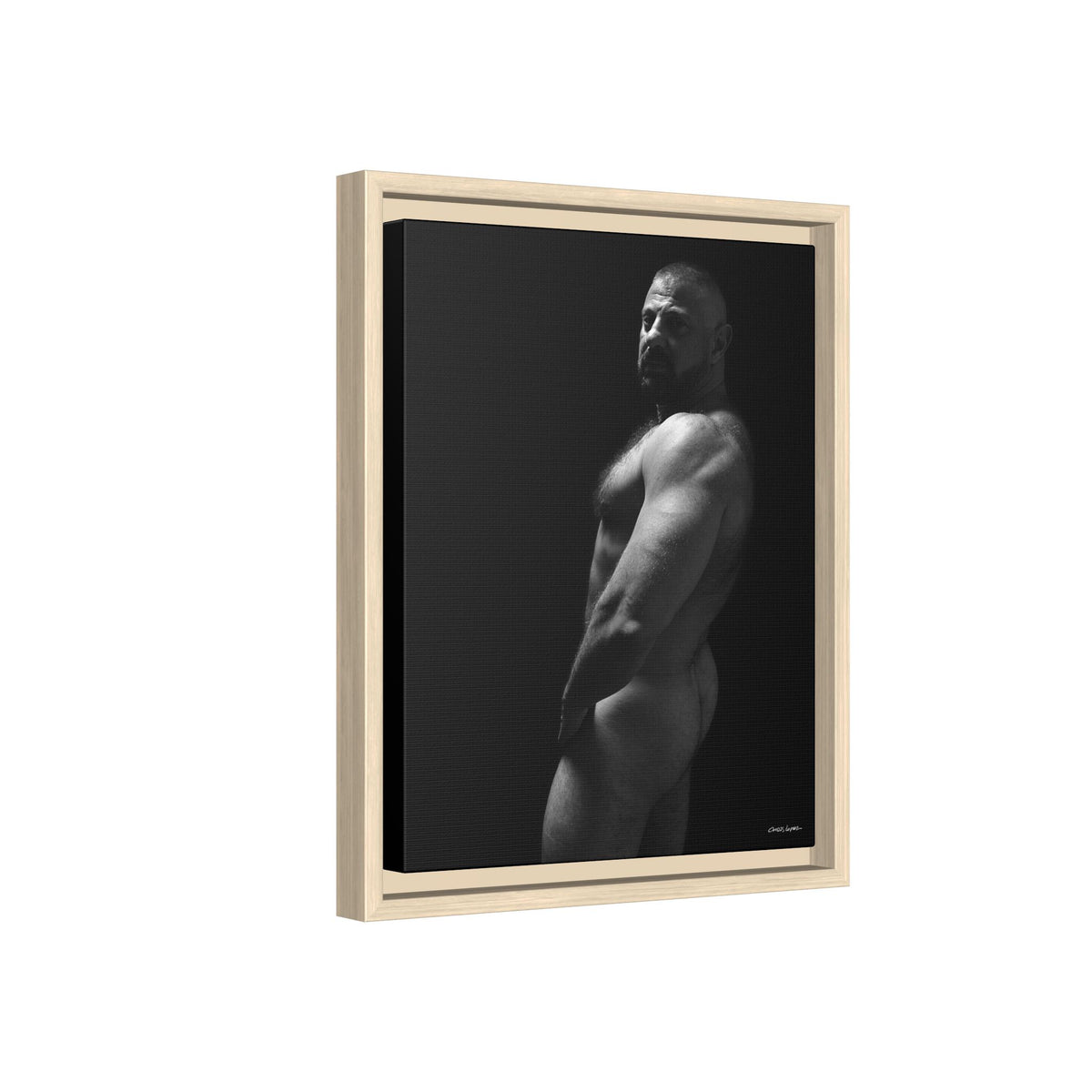 Bart, Giclee Print on Matte Canvas, Framed (Multi-color)