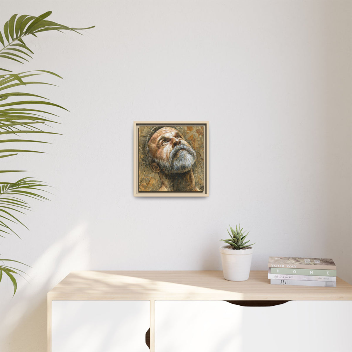 Silence 4, Matte Canvas, Framed (Multi-color)