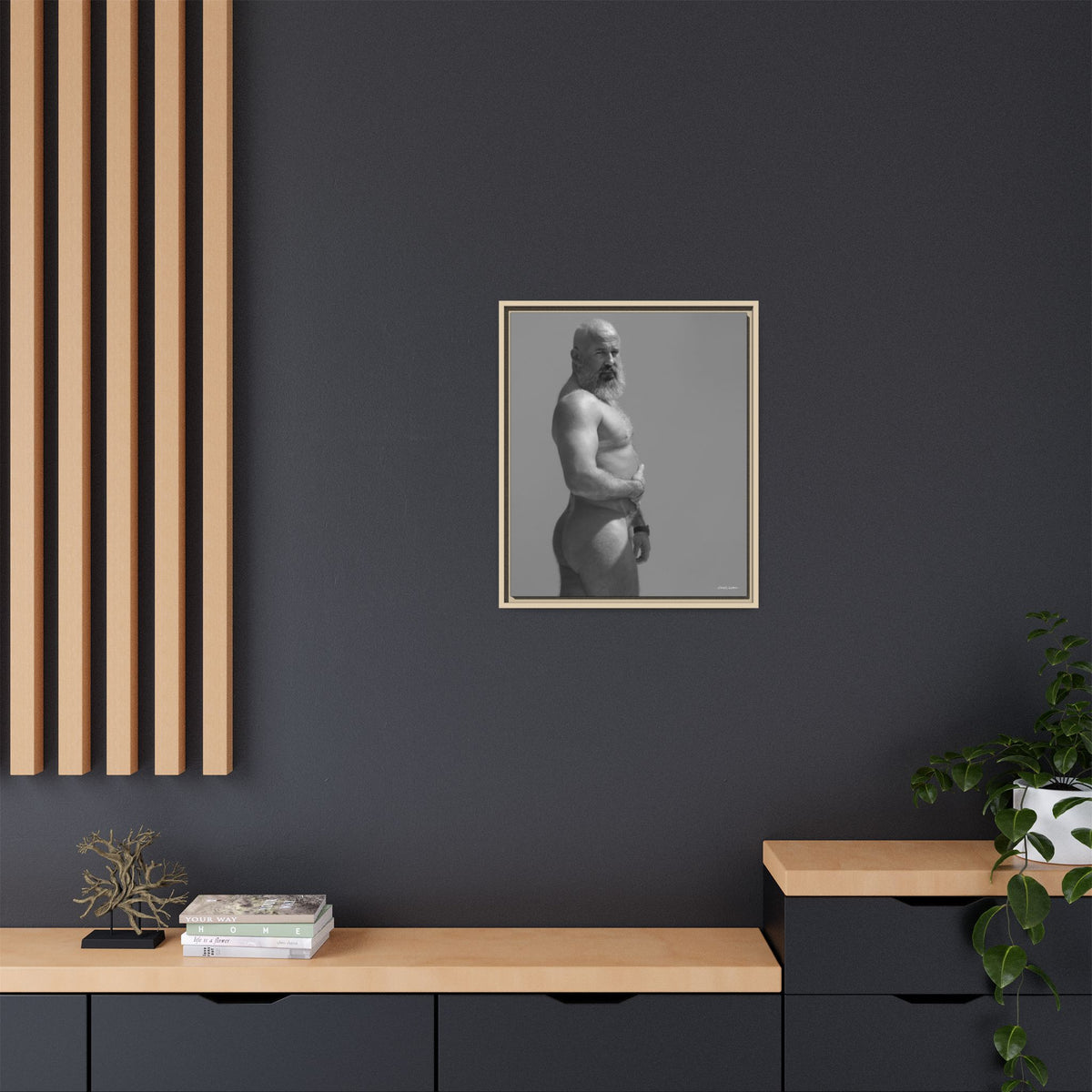 Andrey, Giclee Print on Matte Canvas, Framed (Multi-color)