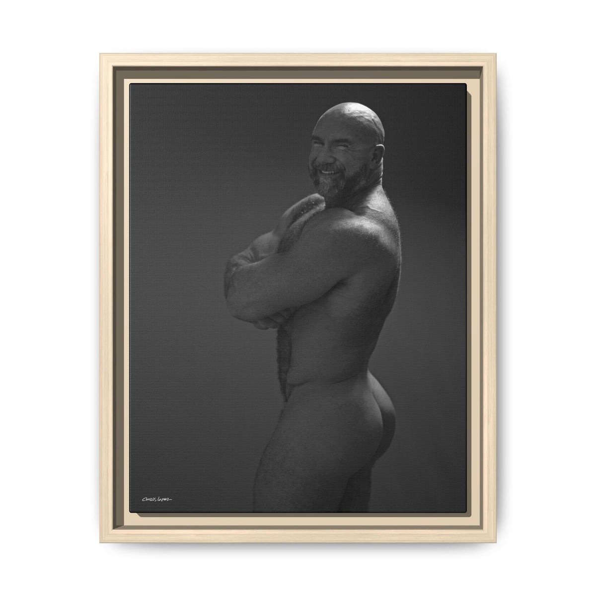 Thom A. Giclee Print on Matte Canvas, Framed (Multi-color)