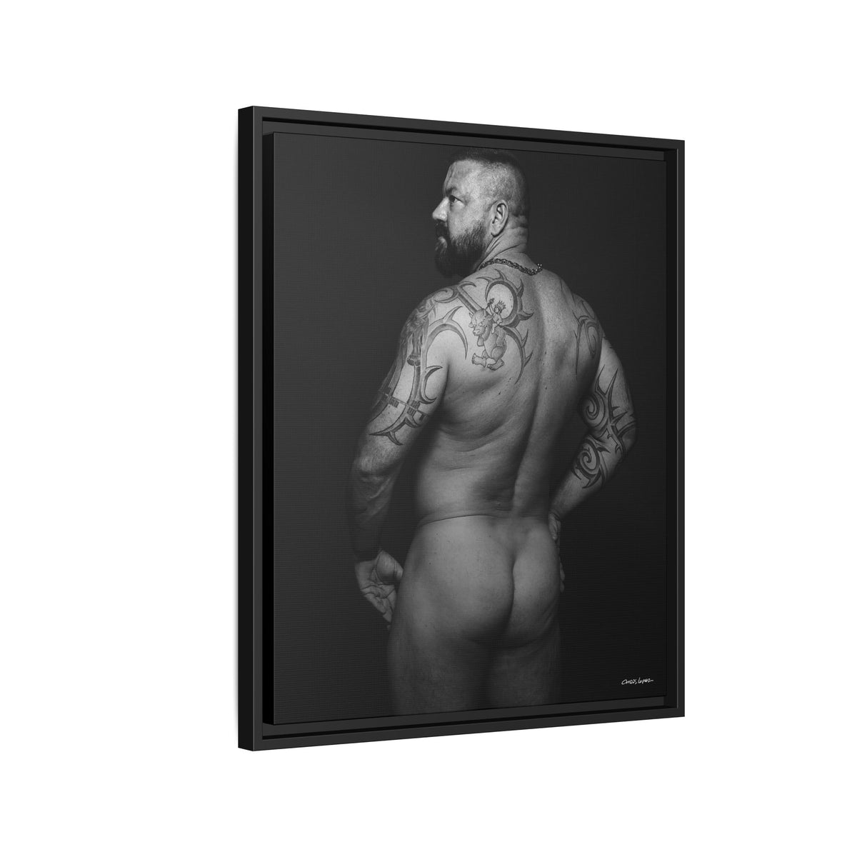 Chris C, Matte Canvas, Framed (Multi-color)