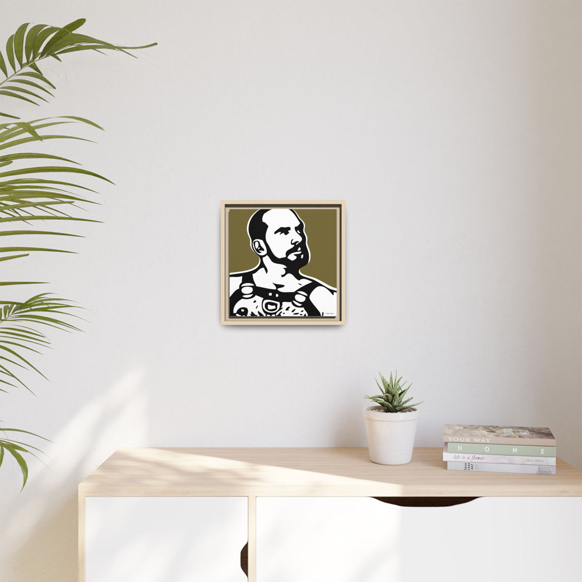 Harness, Giclee Print on Matte Canvas, Framed (Multi-color)