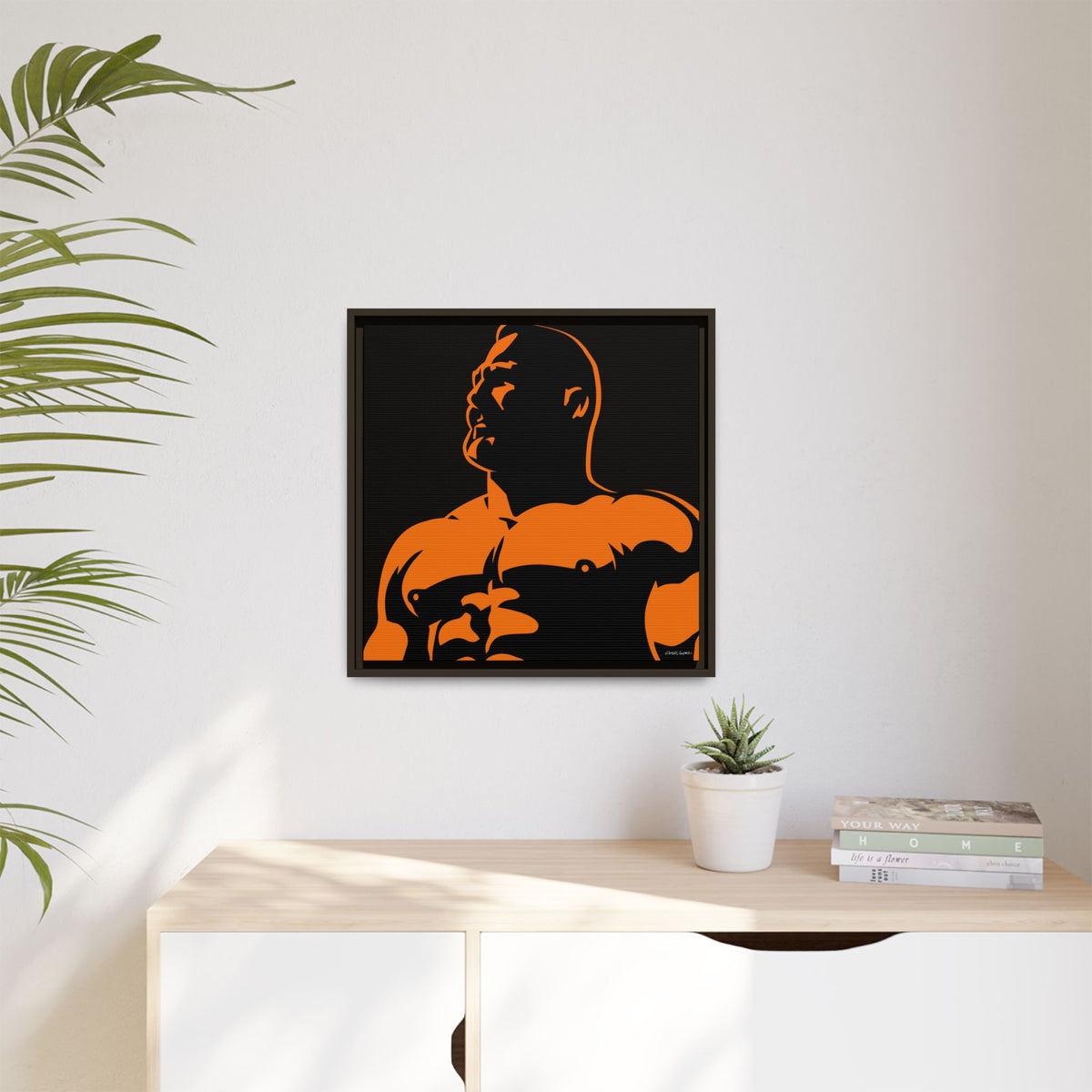 Shine, Giclee Print on Matte Canvas, Framed (Multi-color)