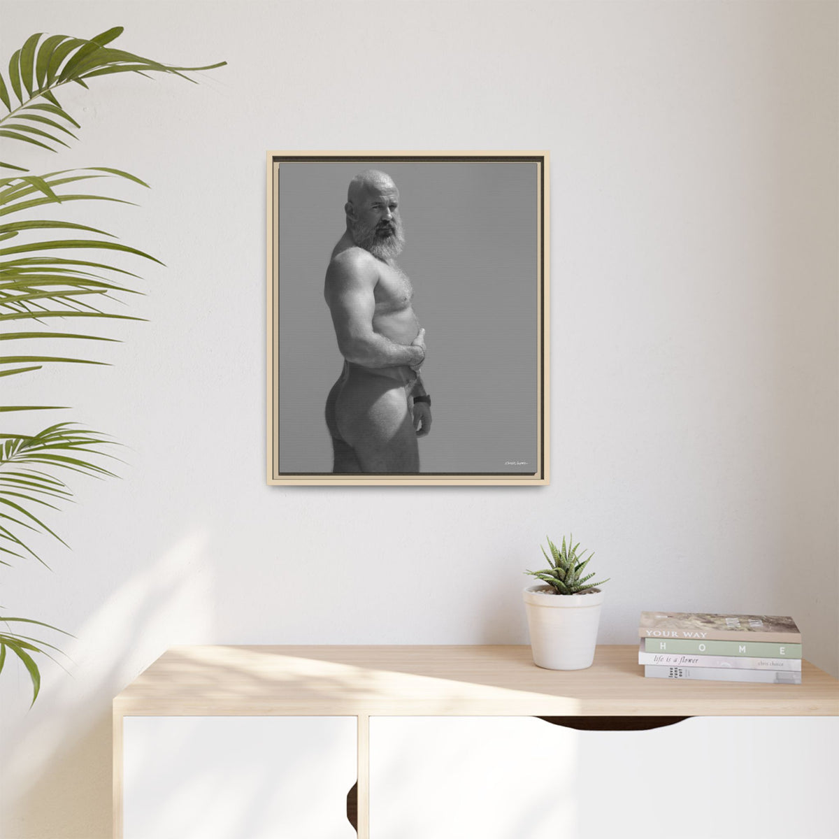 Andrey, Giclee Print on Matte Canvas, Framed (Multi-color)