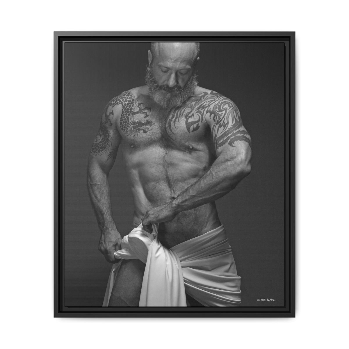 Barclay 1, Giclee print on Matte Canvas, Framed (Multi-color)
