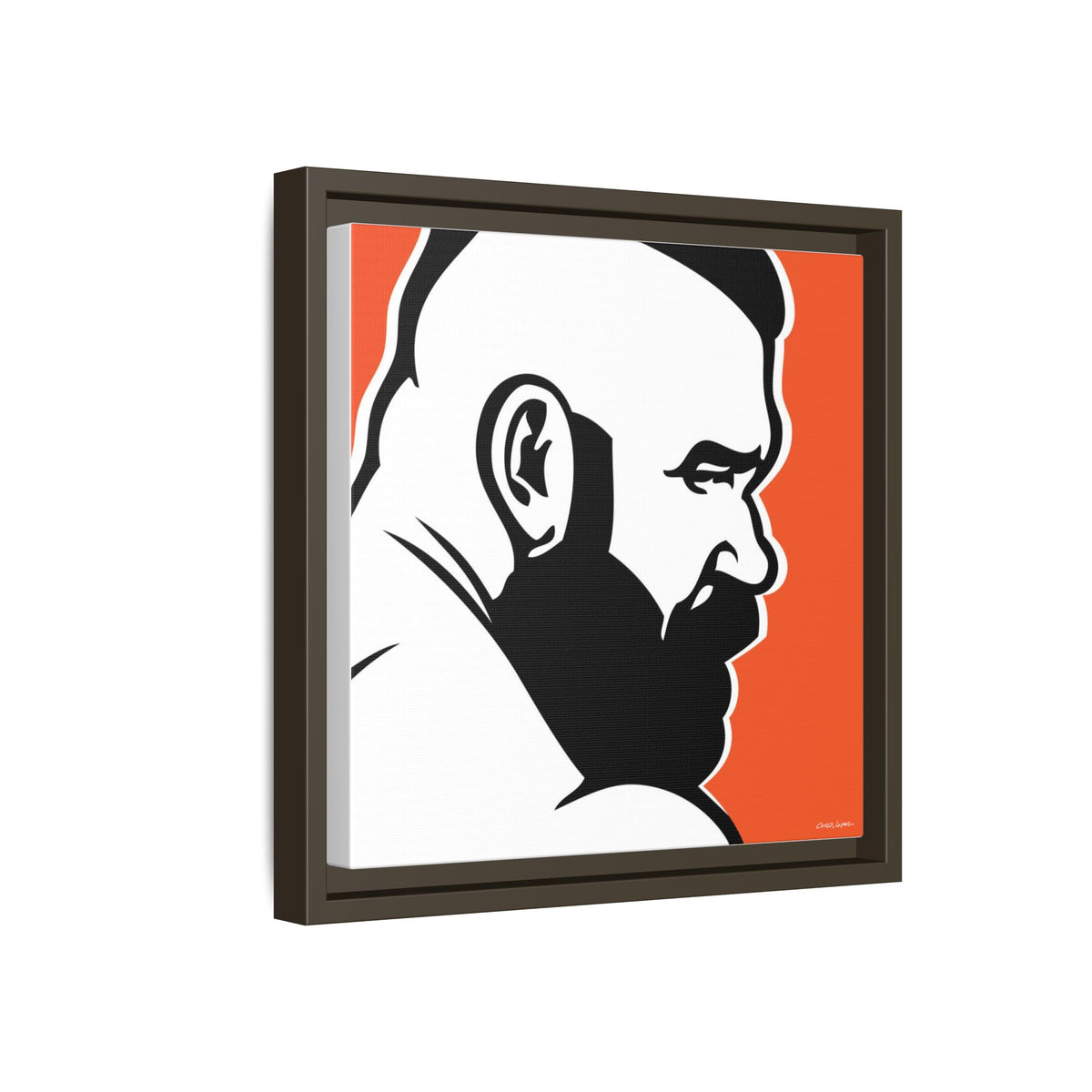 Brute, Matte Canvas, Framed (Multi-color)