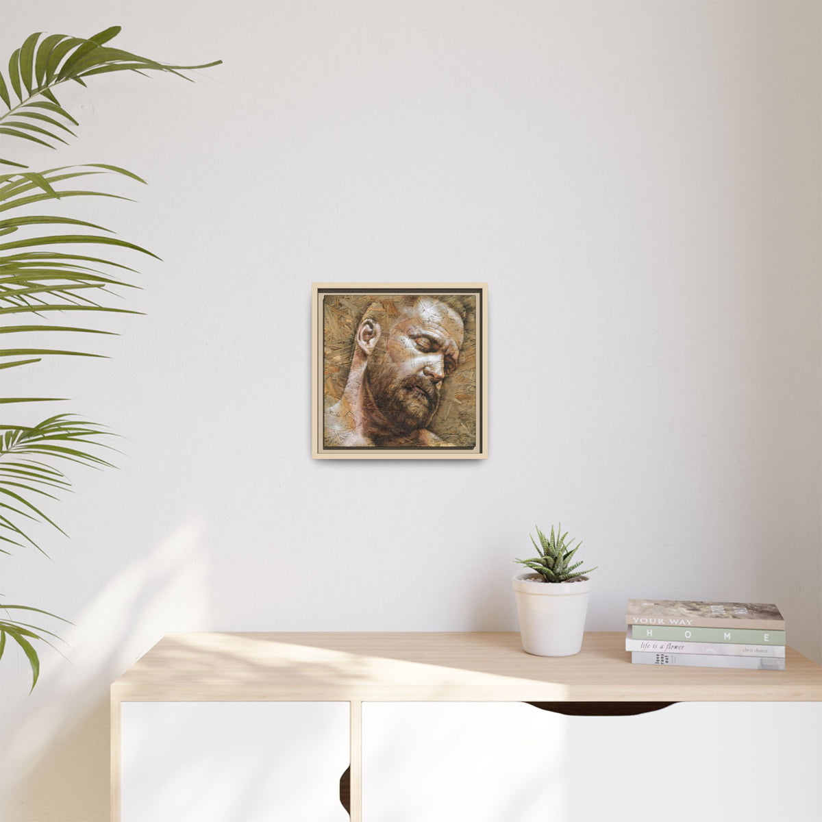 Silence, Matte Canvas, Framed (Multi-color)