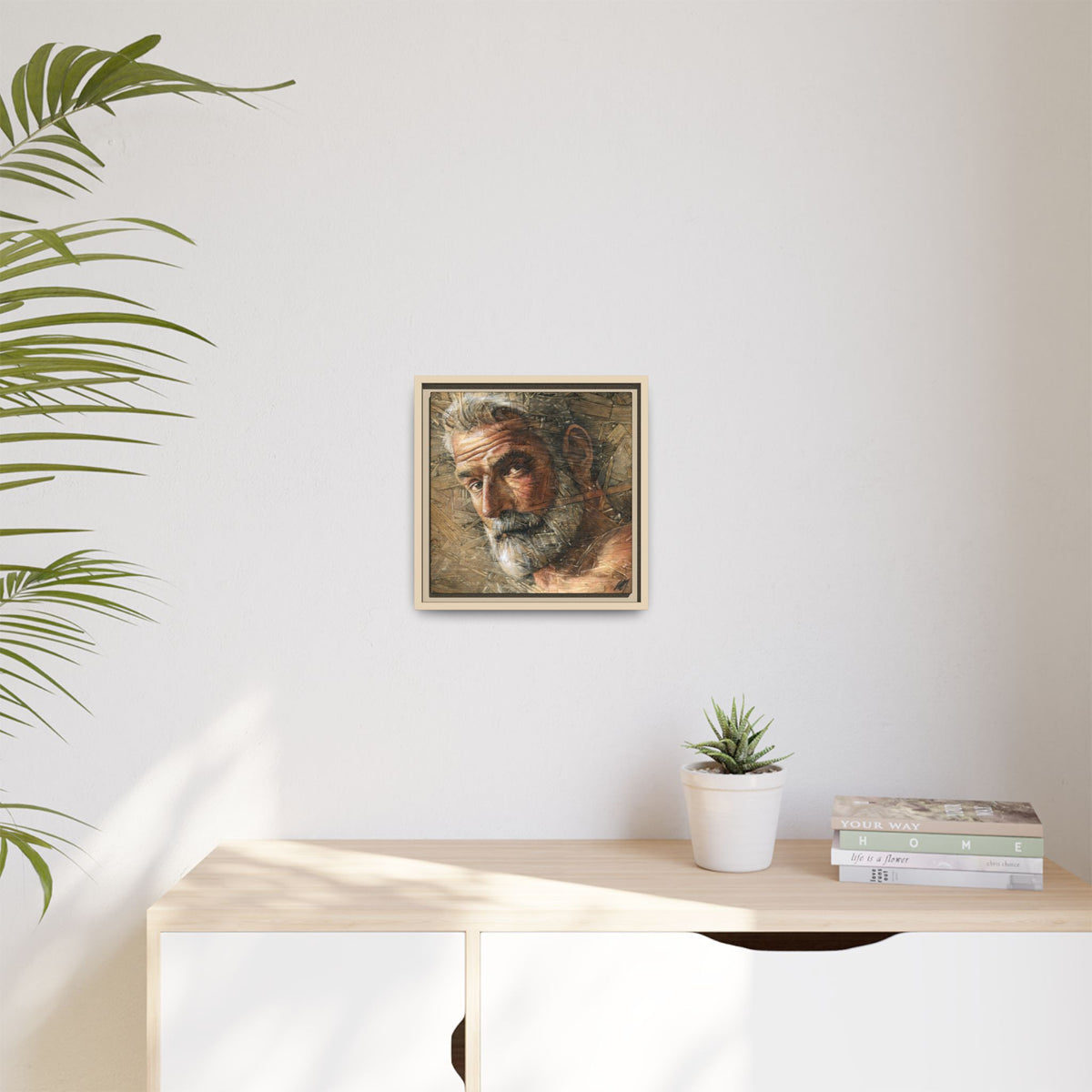 Silence 6, Matte Canvas, Framed (Multi-color)