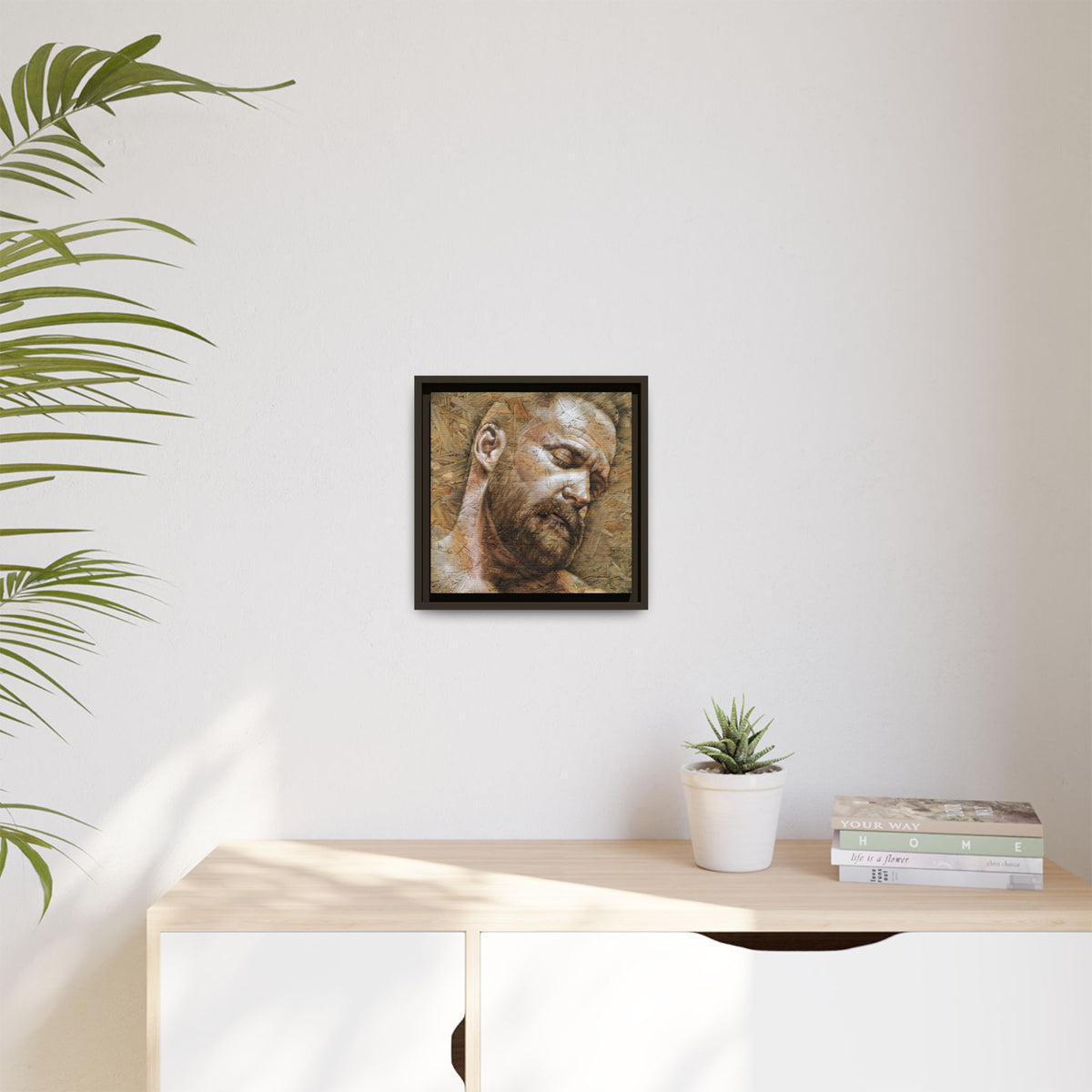 Silence, Matte Canvas, Framed (Multi-color)
