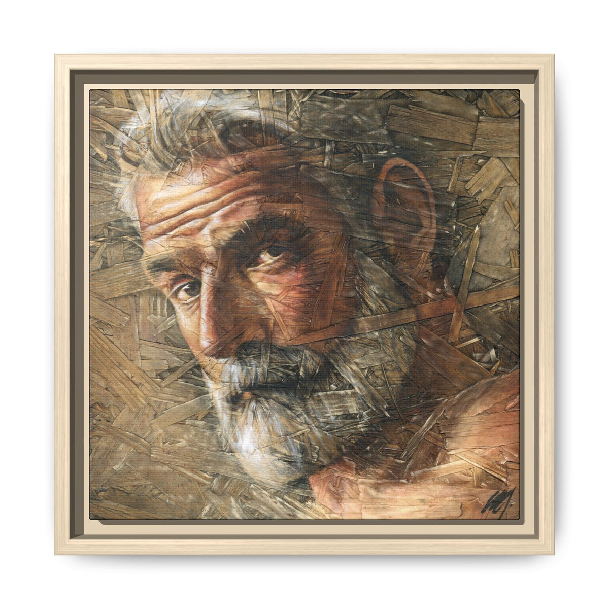 Silence 6, Matte Canvas, Framed (Multi-color)