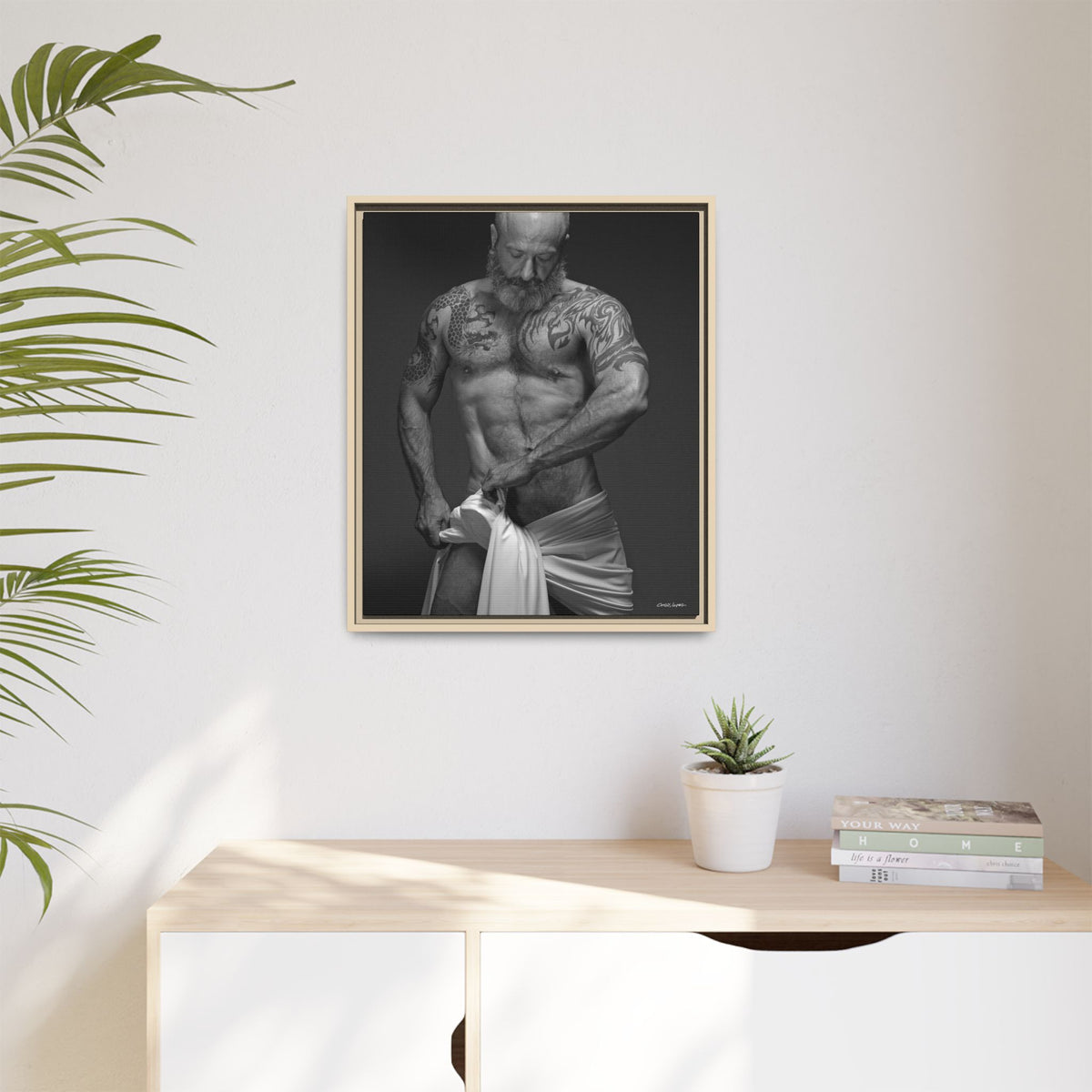 Barclay 1, Giclee print on Matte Canvas, Framed (Multi-color)