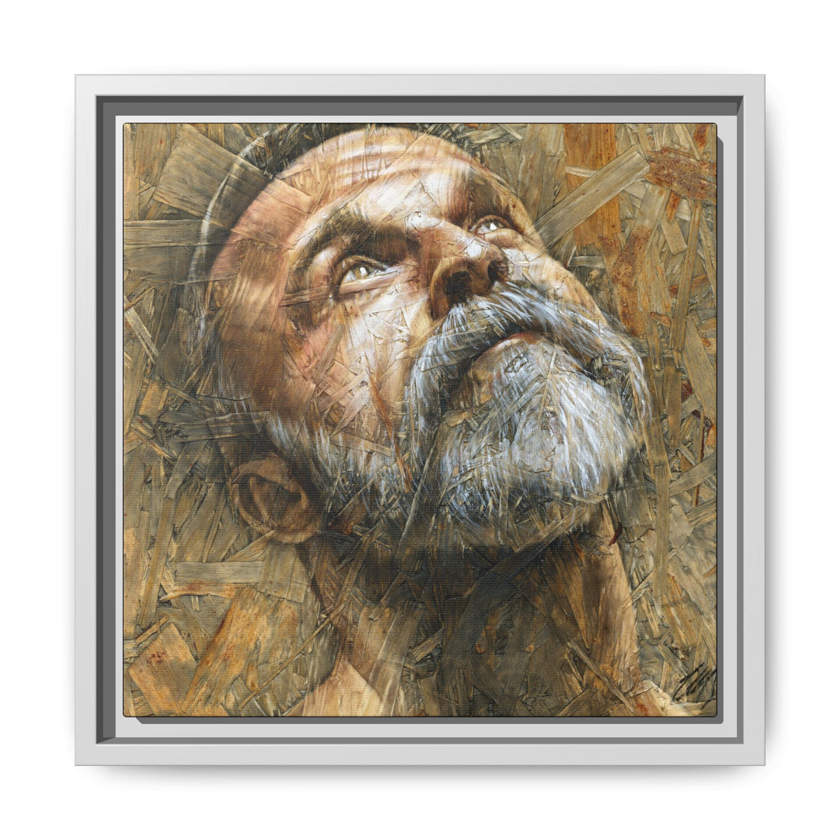 Silence 4, Matte Canvas, Framed (Multi-color)