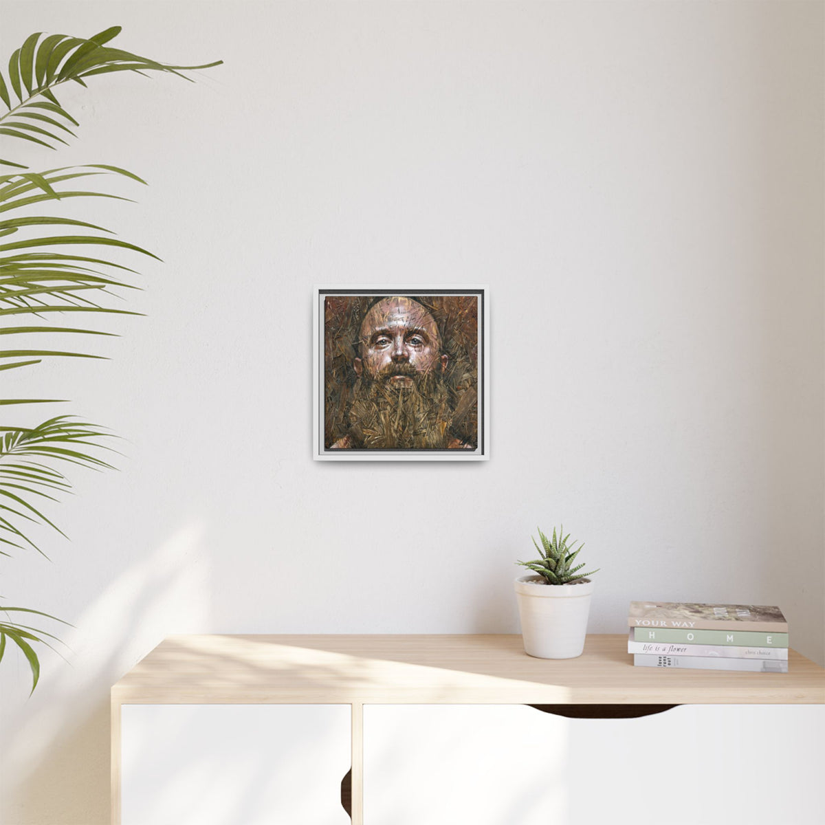 Silence 5, Matte Canvas, Framed (Multi-color)