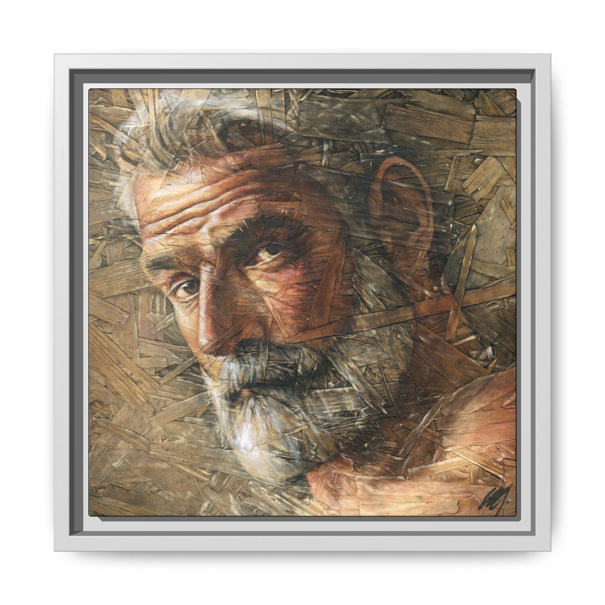 Silence 6, Matte Canvas, Framed (Multi-color)