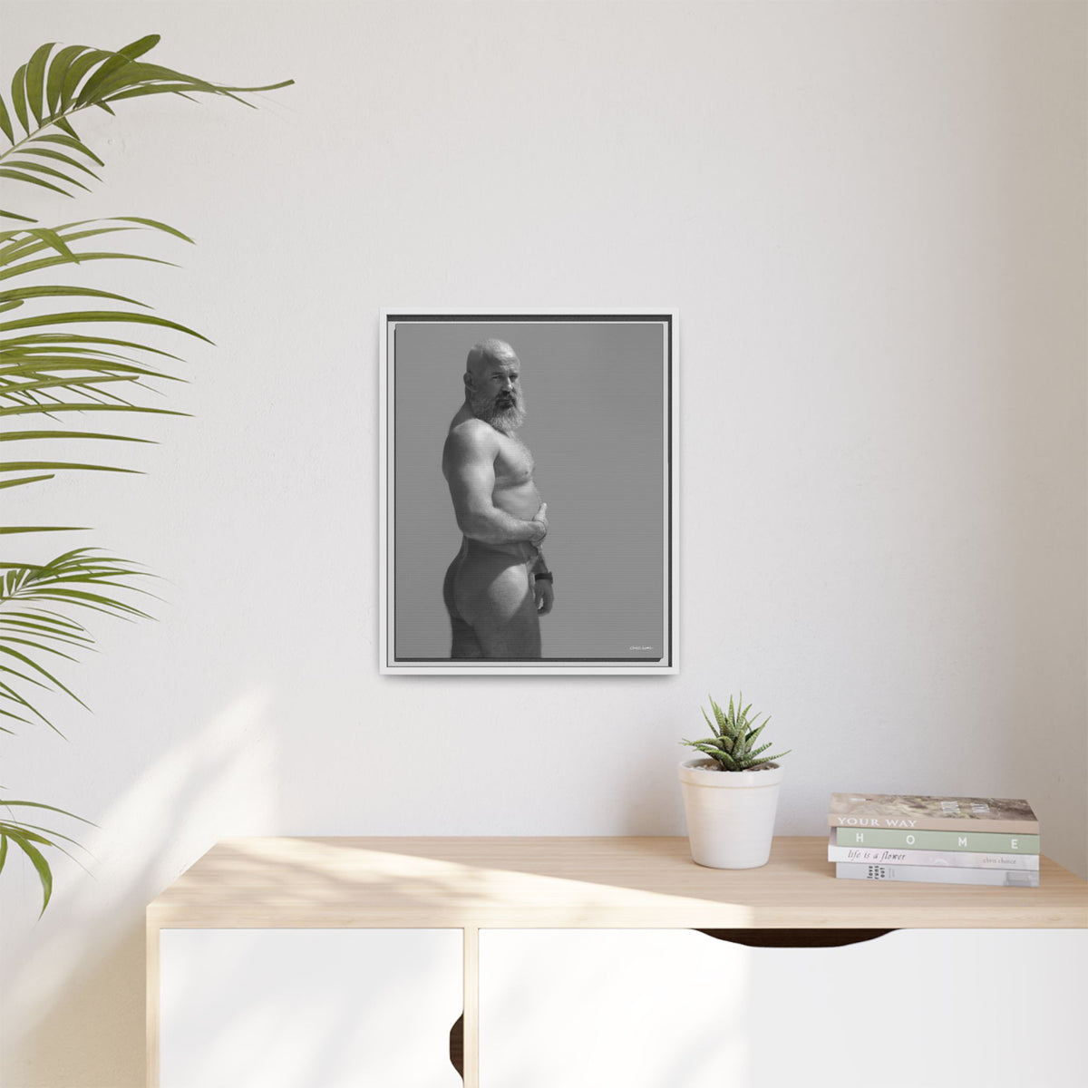 Andrey, Giclee Print on Matte Canvas, Framed (Multi-color)