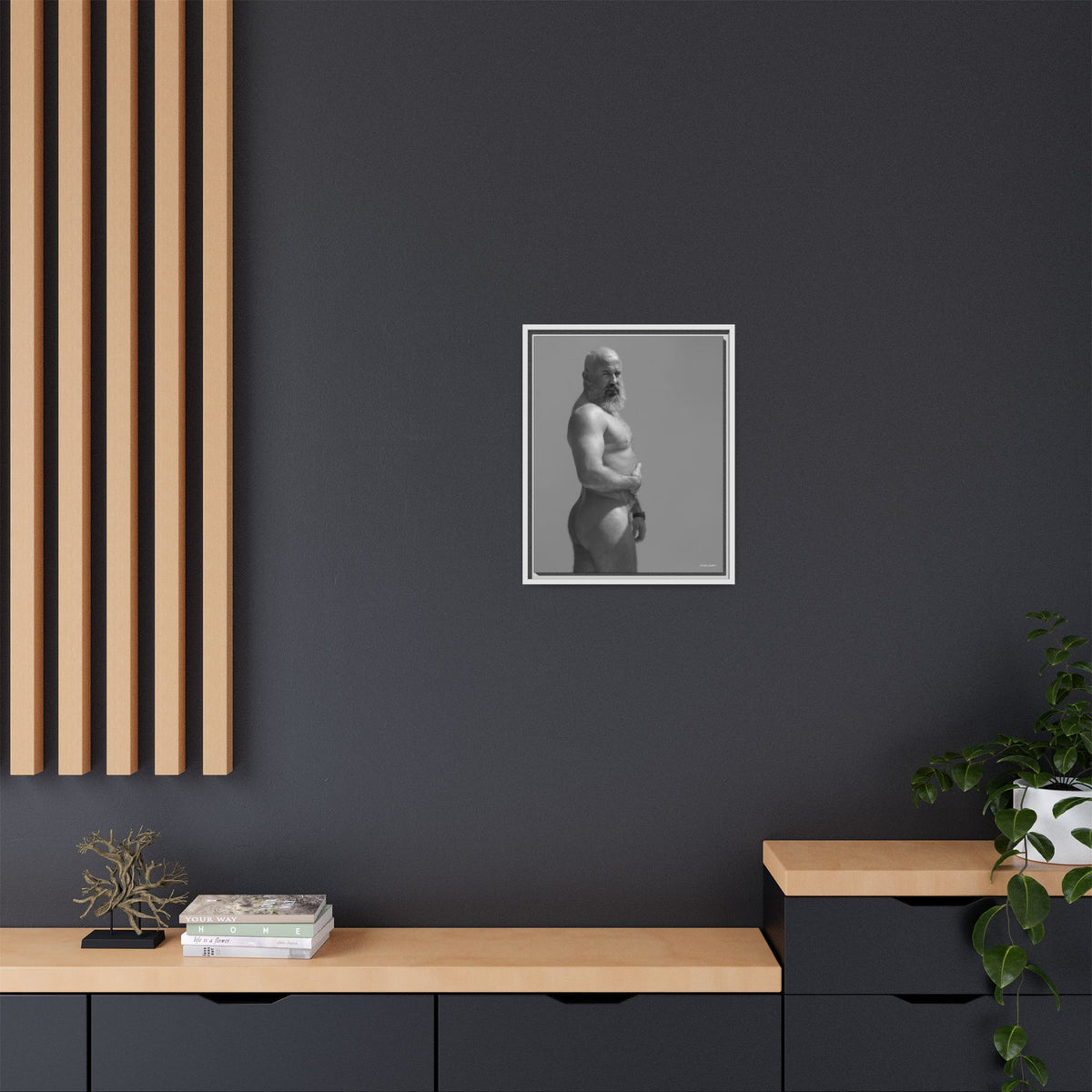 Andrey, Giclee Print on Matte Canvas, Framed (Multi-color)