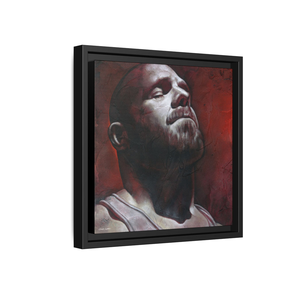 In the Darkness 5, Matte Canvas, Framed (Multi-color)