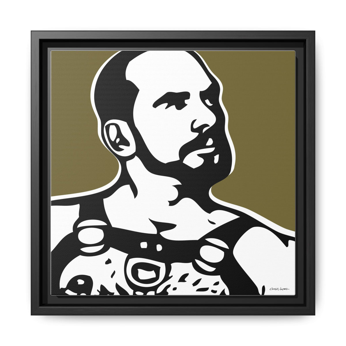 Harness, Giclee Print on Matte Canvas, Framed (Multi-color)