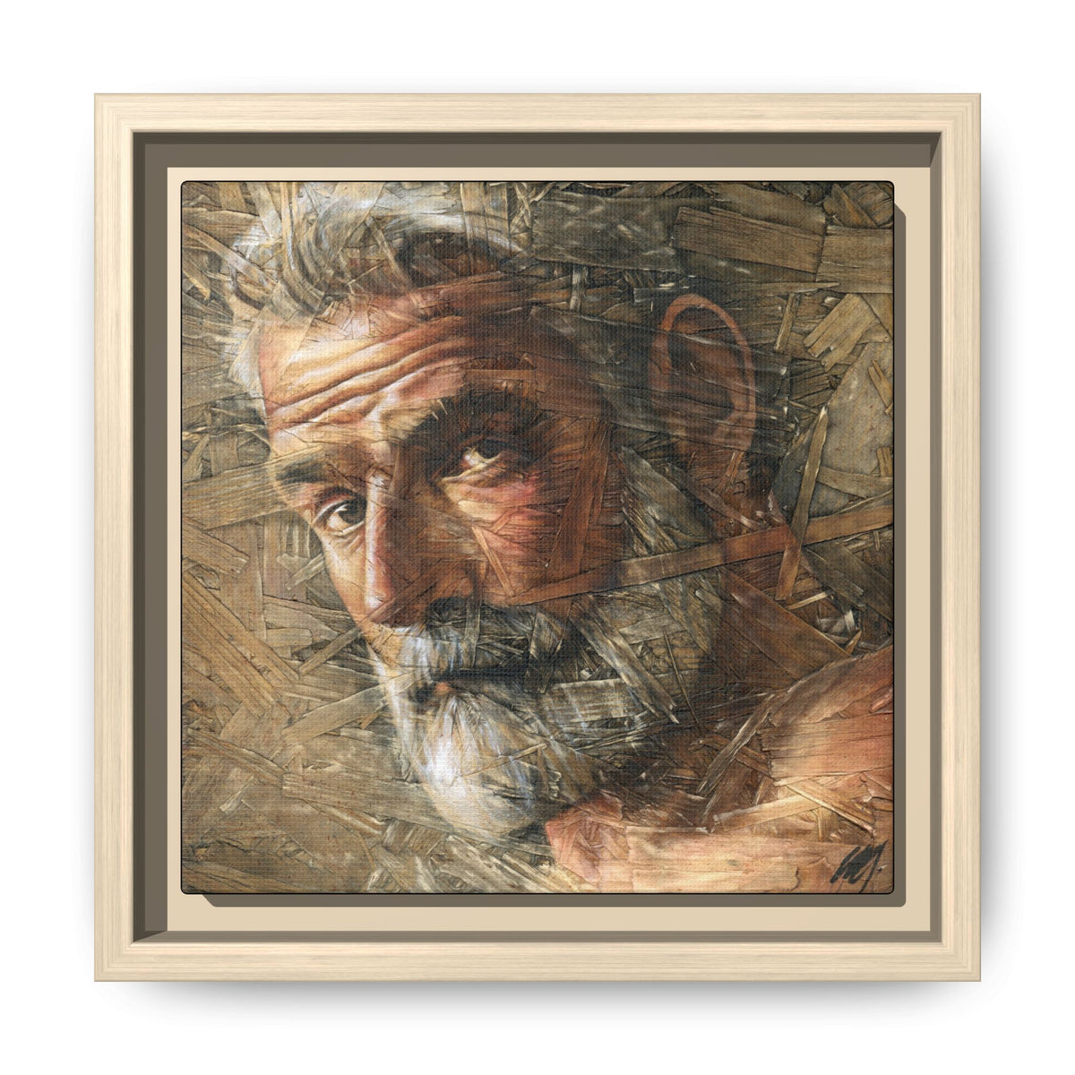 Silence 6, Matte Canvas, Framed (Multi-color)