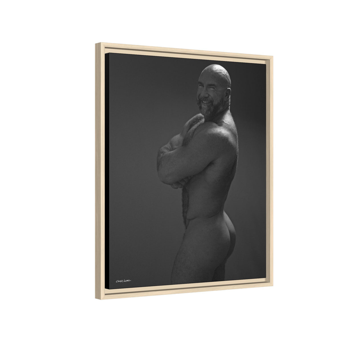 Thom A. Giclee Print on Matte Canvas, Framed (Multi-color)