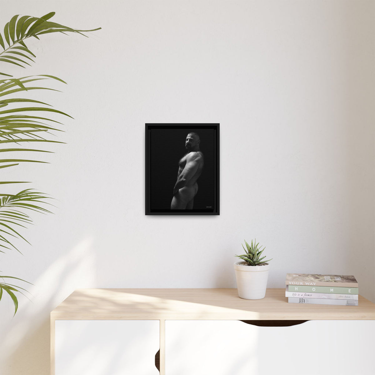 Bart, Giclee Print on Matte Canvas, Framed (Multi-color)