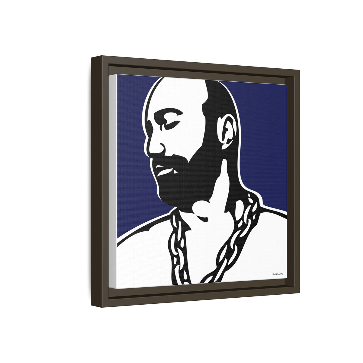 Chain, Giclee Print on Matte Canvas, Framed (Multi-color)