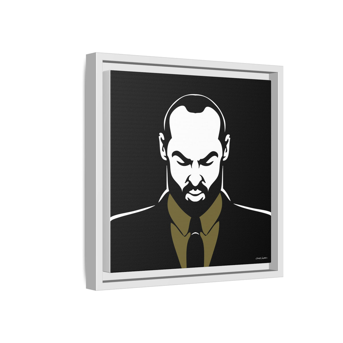 Suit, Giclee Print on Matte Canvas, Framed (Multi-color)