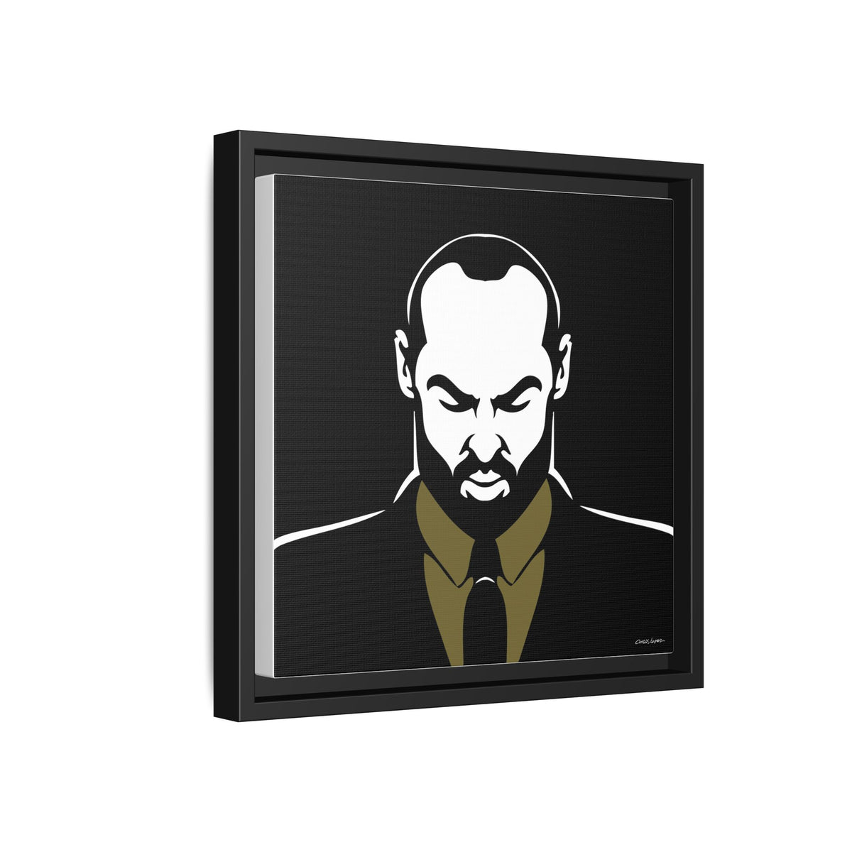 Suit, Giclee Print on Matte Canvas, Framed (Multi-color)