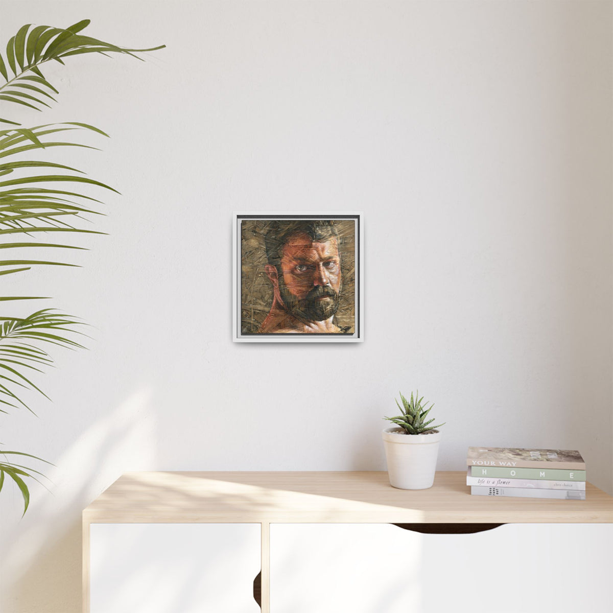 Silence 7, Matte Canvas, Framed (Multi-color)