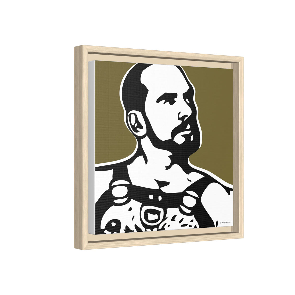 Harness, Giclee Print on Matte Canvas, Framed (Multi-color)