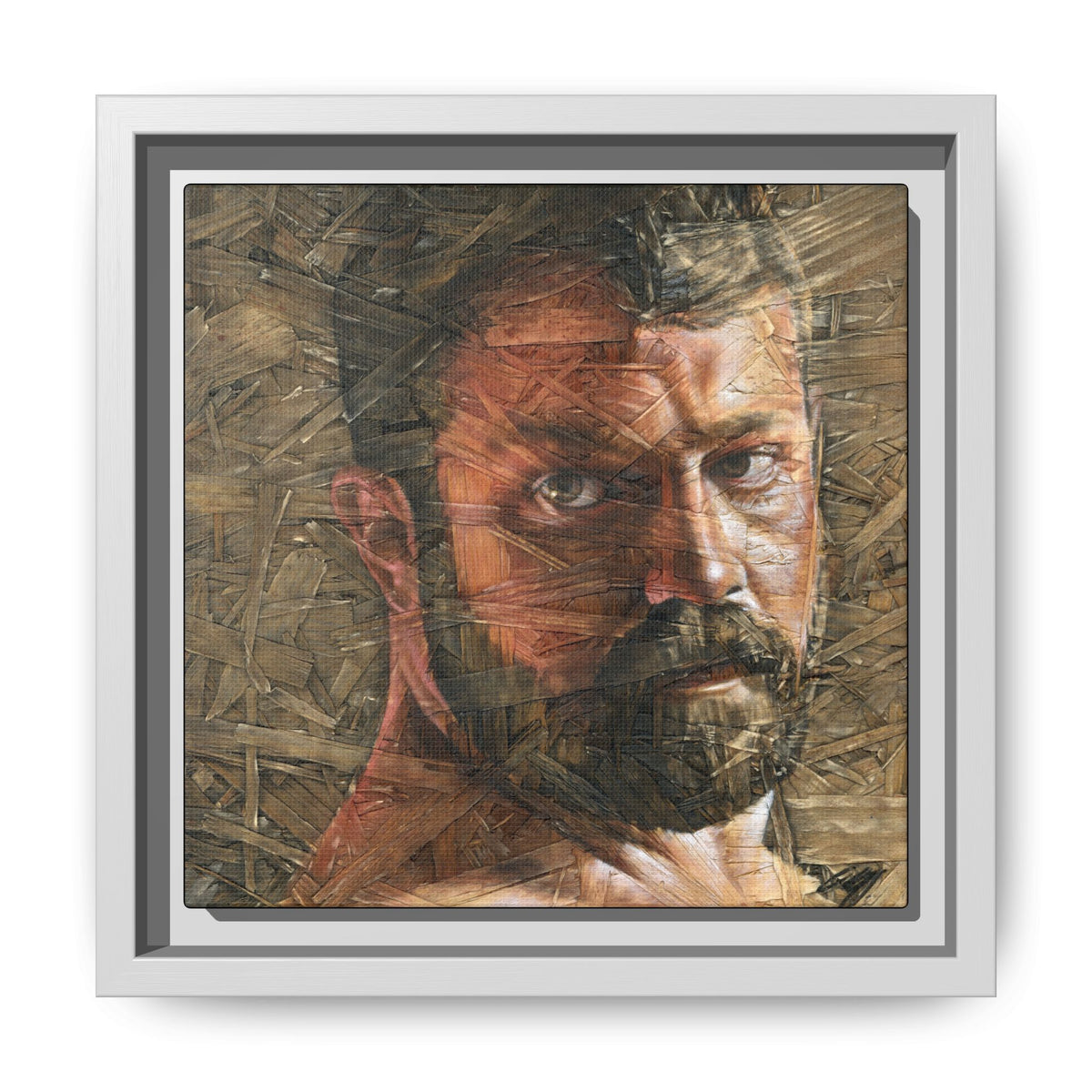 Silence 7, Matte Canvas, Framed (Multi-color)