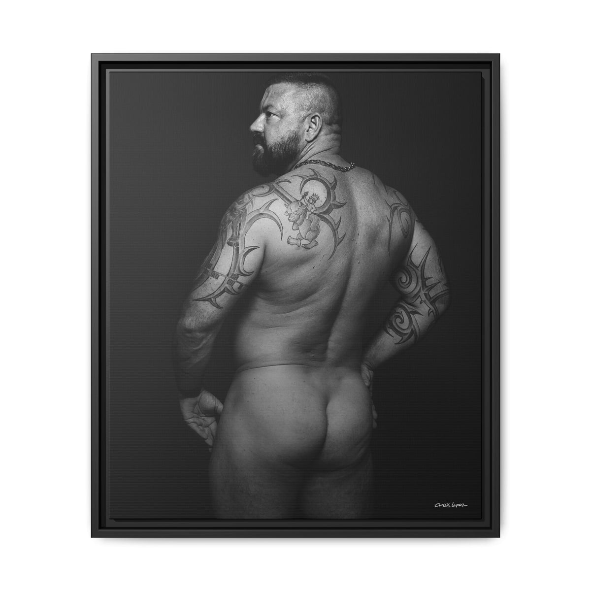 Chris C, Matte Canvas, Framed (Multi-color)