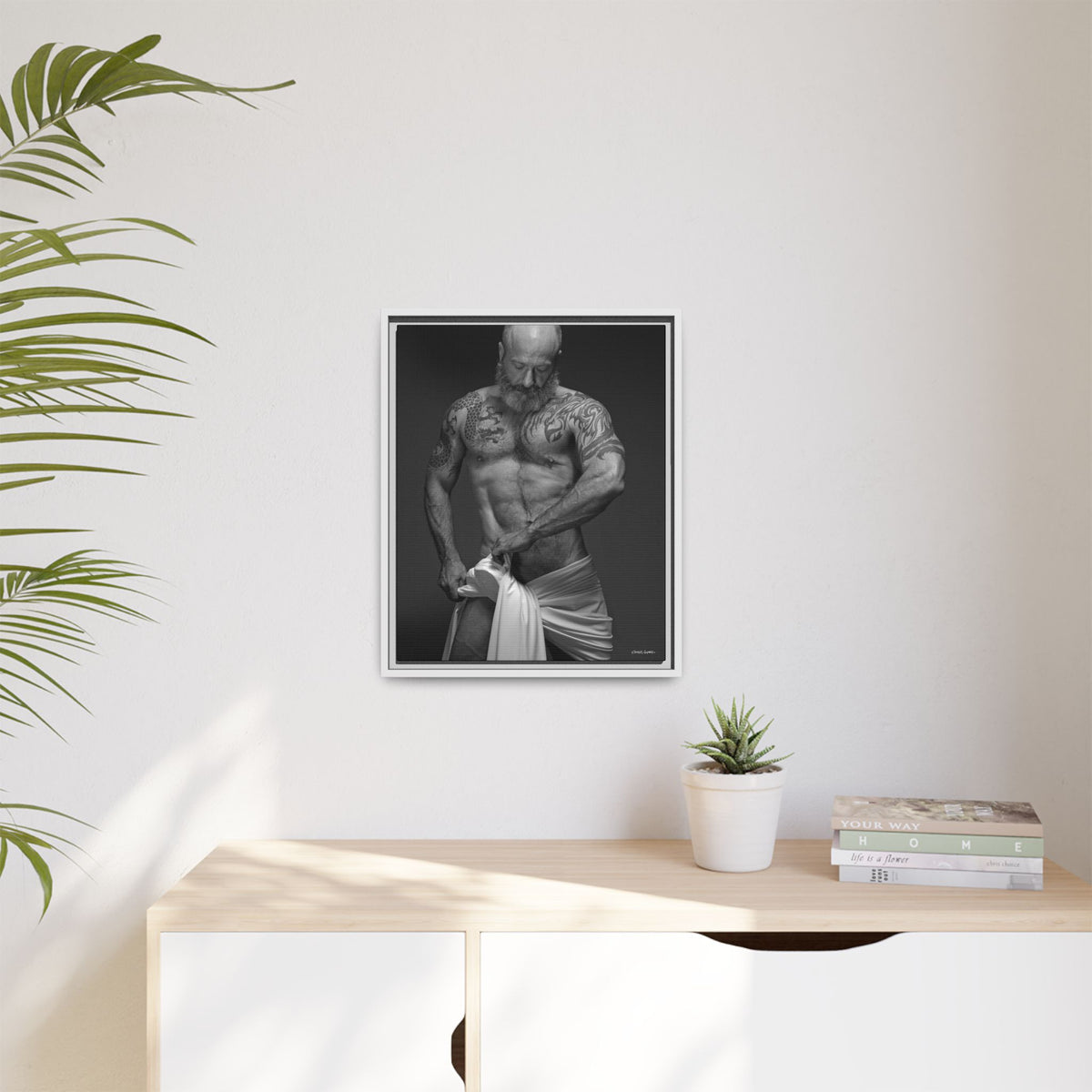 Barclay 1, Giclee print on Matte Canvas, Framed (Multi-color)