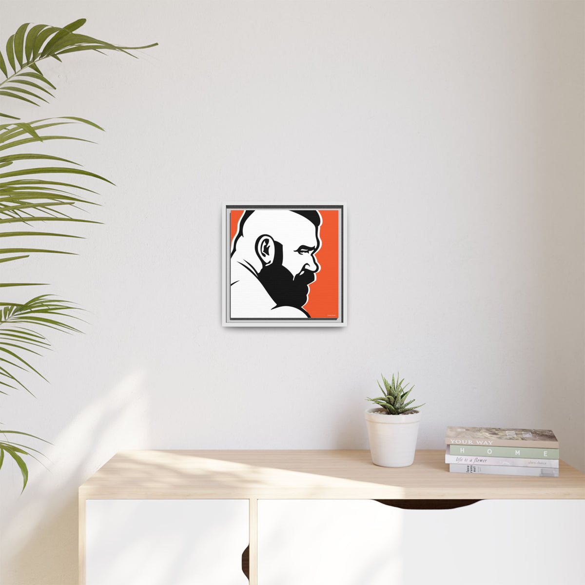 Brute, Matte Canvas, Framed (Multi-color)