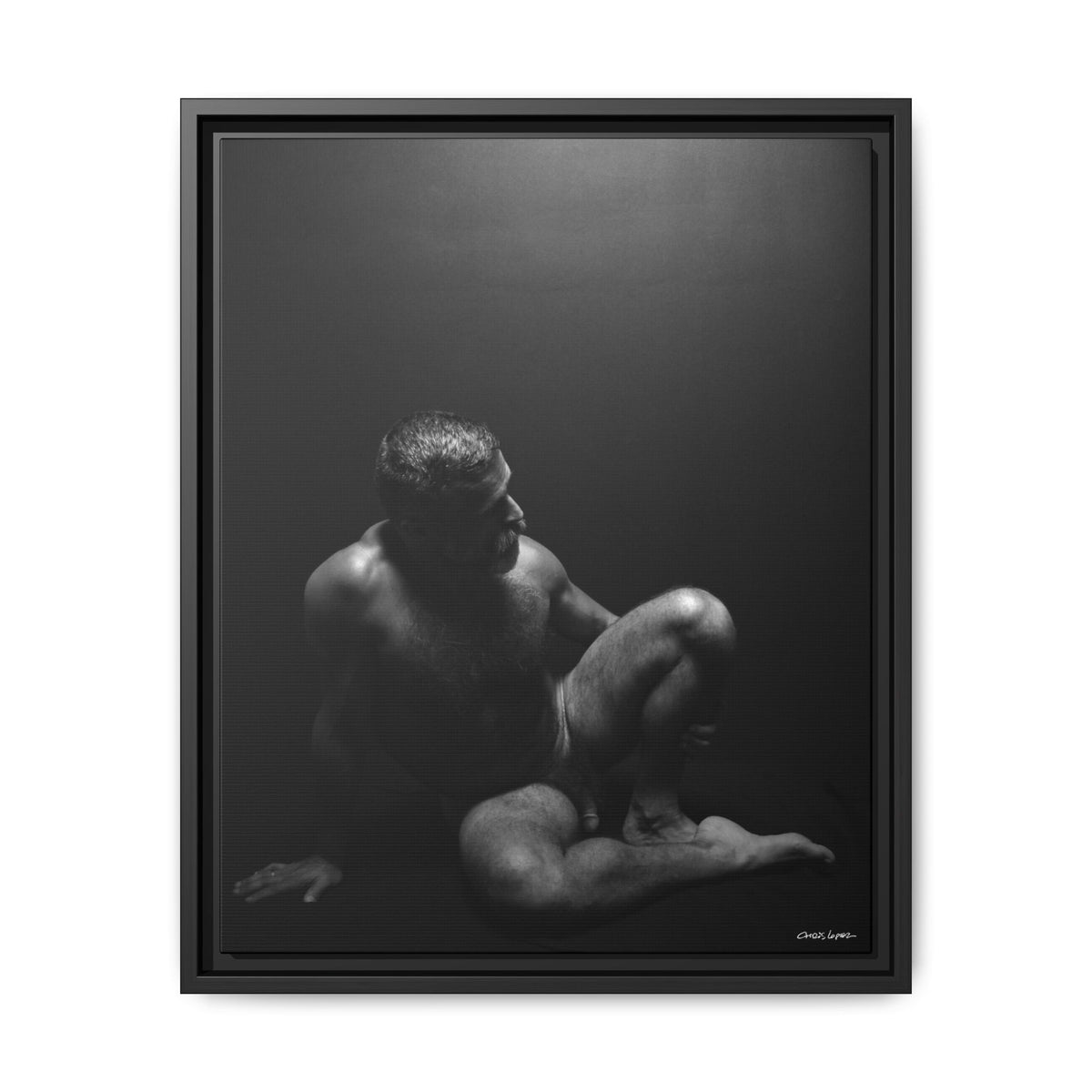 John, Giclee Print on Matte Canvas, Framed (Multi-color)