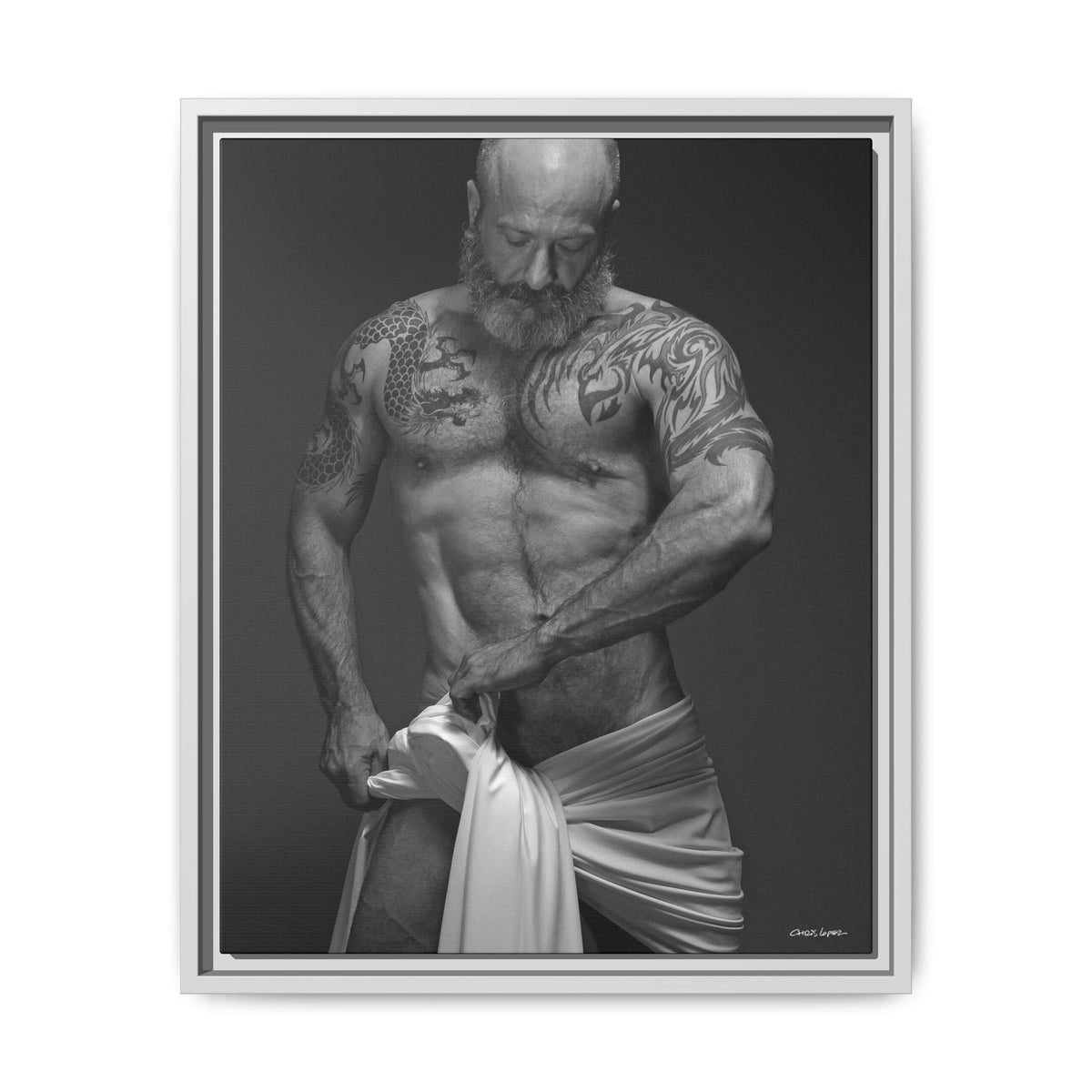 Barclay 1, Giclee print on Matte Canvas, Framed (Multi-color)