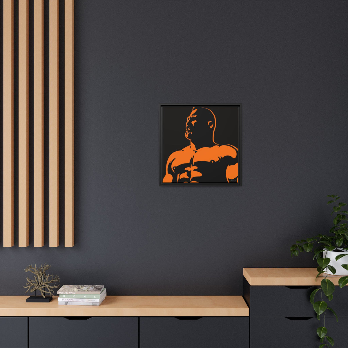 Shine, Giclee Print on Matte Canvas, Framed (Multi-color)