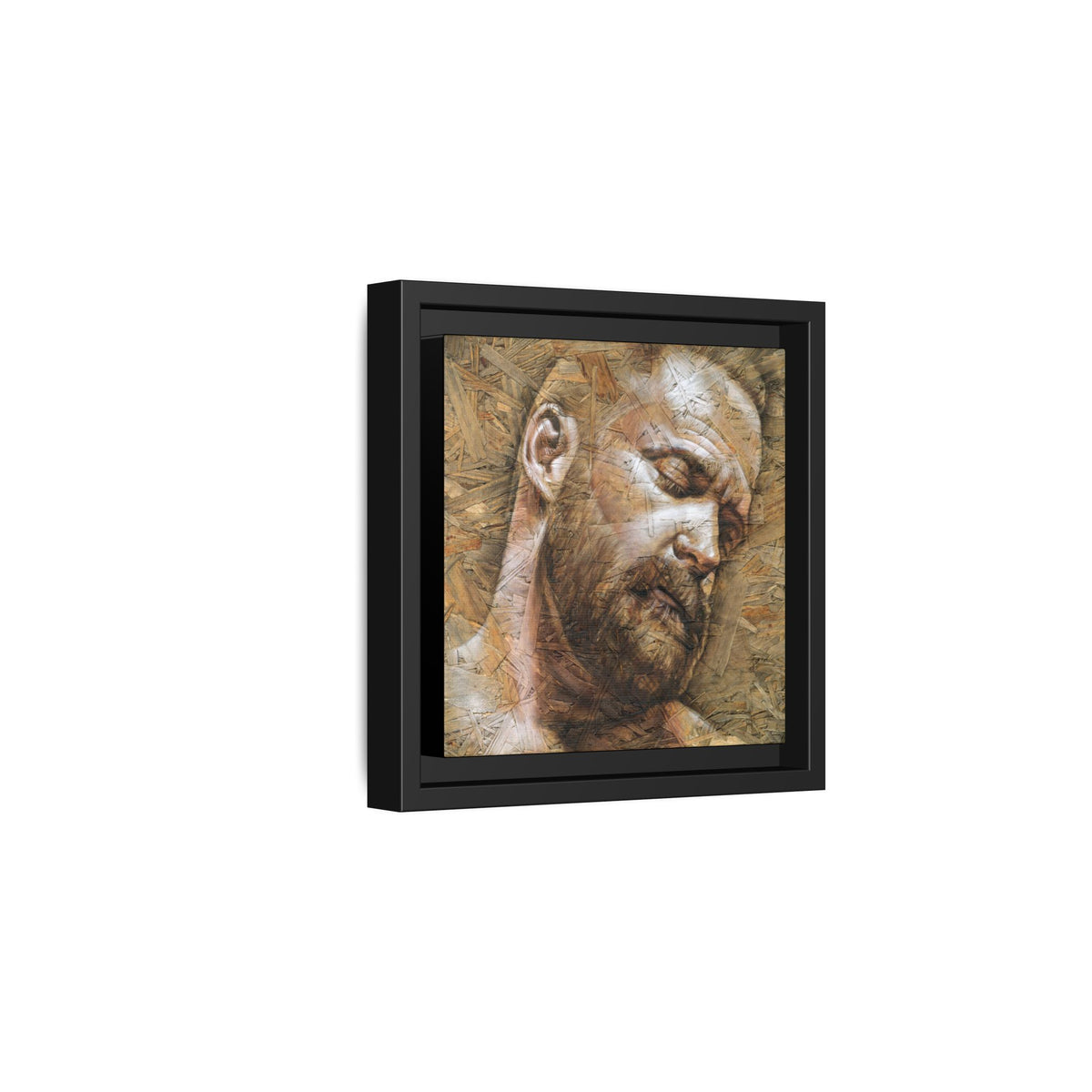 Silence, Matte Canvas, Framed (Multi-color)