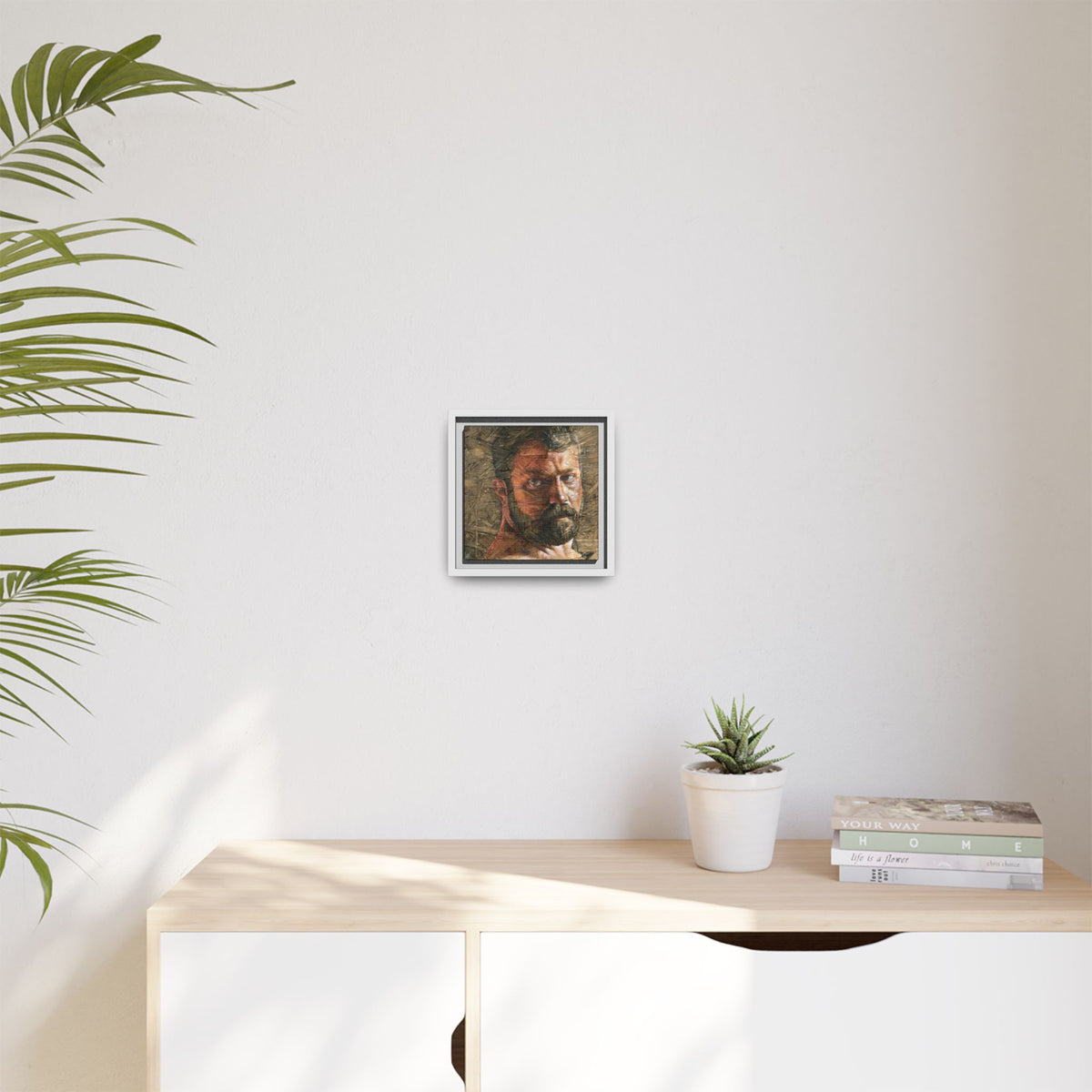 Silence 7, Matte Canvas, Framed (Multi-color)