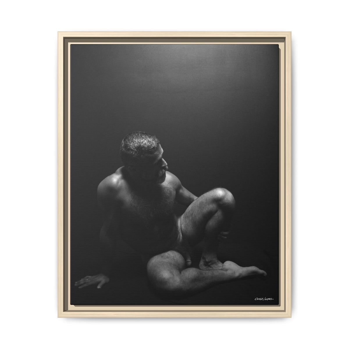 John, Giclee Print on Matte Canvas, Framed (Multi-color)