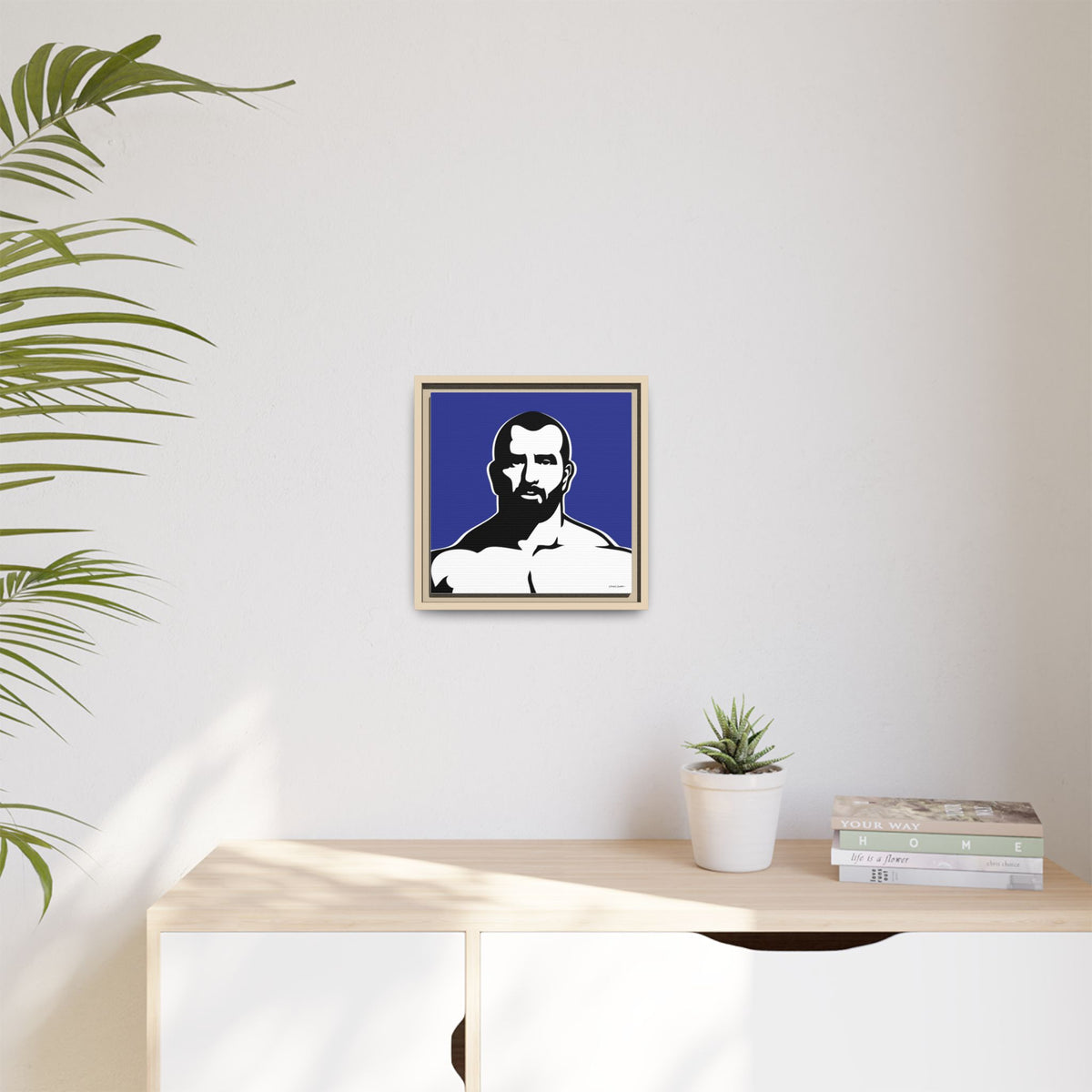 Muscle, Giclee Print on Matte Canvas, Framed (Multi-color)