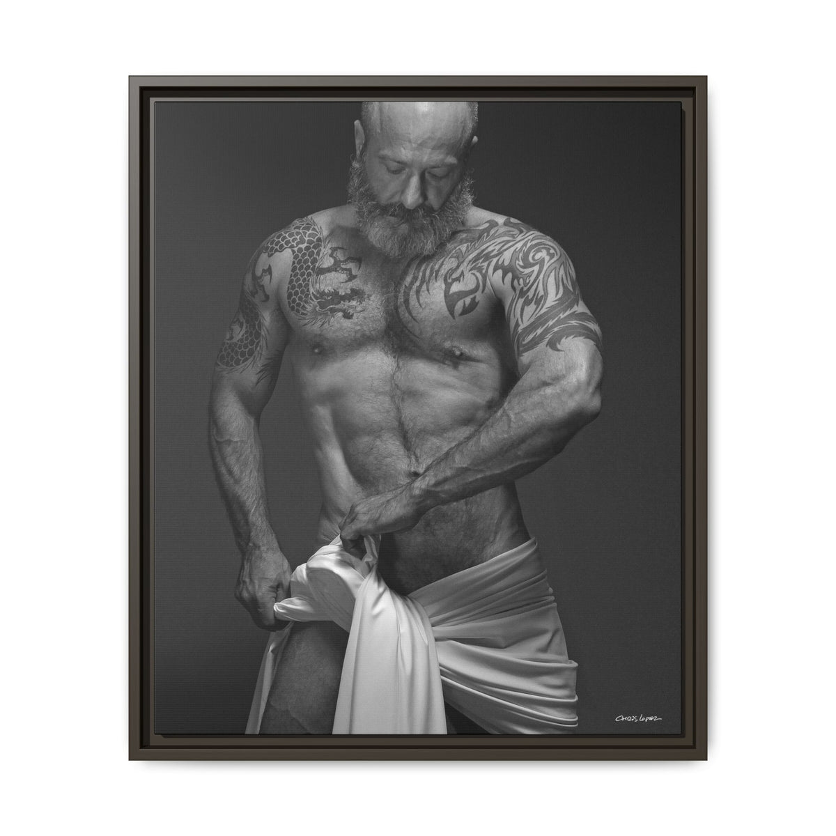Barclay 1, Giclee print on Matte Canvas, Framed (Multi-color)